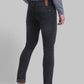 Men Grey Slim Fit Solid Cotton Blend Jeans