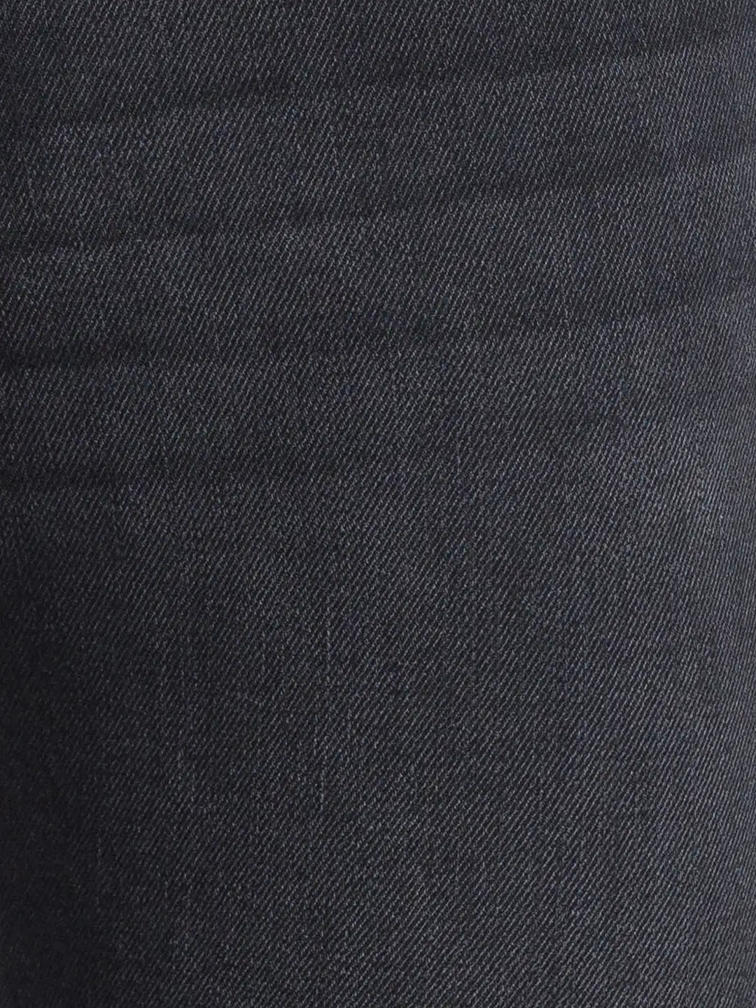 Men Grey Slim Fit Solid Cotton Blend Jeans