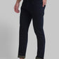 Men Blue Slim Fit Solid Cotton Blend Jeans