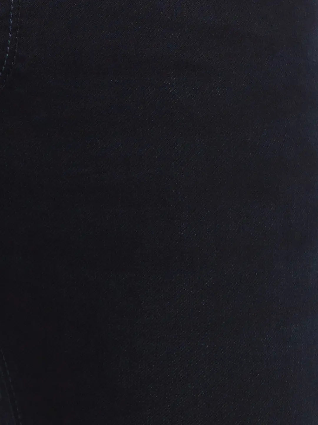 Men Blue Slim Fit Solid Cotton Blend Jeans