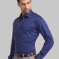 Men Blue Contemporary Fit Checks Cotton Full Sleeve Shirts