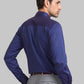 Men Blue Contemporary Fit Checks Cotton Full Sleeve Shirts