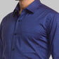 Men Blue Contemporary Fit Checks Cotton Full Sleeve Shirts