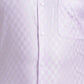 Men Red Contemporary Fit Structure Cotton Blend Cutaway Collar Shirts
