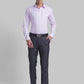 Men Grey Slim Fit Checks Terry Rayon Blend Trouser