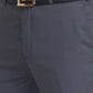 Men Grey Contemporary Fit Checks Polyester Blend Trouser