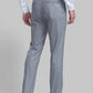Men Grey Contemporary Fit Checks Polyester Blend Trouser