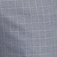 Men Grey Contemporary Fit Checks Polyester Blend Trouser