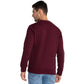 Men Maroon Regular Fit Print Cotton Polyester Blend Sweatshirts