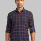 Men Green Slim Fit Checks Cotton Full Sleeve Shirts