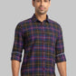 Men Green Slim Fit Checks Cotton Full Sleeve Shirts