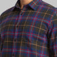 Men Green Slim Fit Checks Cotton Full Sleeve Shirts