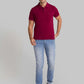 Men Blue Slim Tapered Fit Plain Cotton Blend Jeans