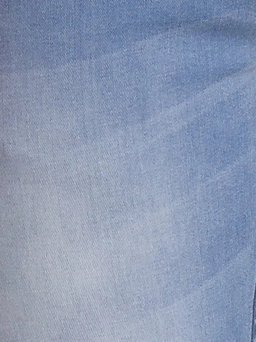 Men Blue Slim Tapered Fit Plain Cotton Blend Jeans