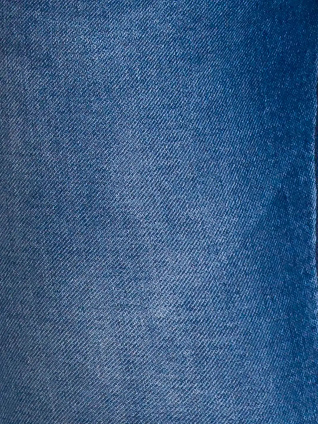 Cotton Blend Blue Jeans