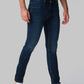 Men Blue Skinny Cropped Fit Knitted Cotton Blend Jeans