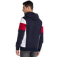 Men Blue Regular Fit Cut & Sew Cotton Polyester Blend Sweatshirts