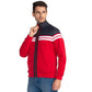 Men Red Regular Fit Cut & Sew Cotton Polyester Blend Sweatshirts
