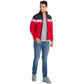 Men Red Regular Fit Cut & Sew Cotton Polyester Blend Sweatshirts