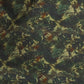 Men Green Regular Fit Print Cotton Round Neck Collar Polo T-Shirt