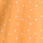 Men Orange Regular Fit Print Cotton Round Neck Collar Polo T-Shirt