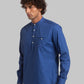 Men Blue Slim Fit Solid Cotton Full Sleeve Shirts