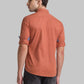 Men Red Slim Fit Print Cotton Full Sleeve Shirts