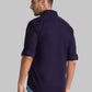 Men Blue Slim Fit Solid Cotton Full Sleeve Shirts