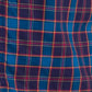Men Blue Slim Fit Checks Cotton Blend Full Sleeve Shirts