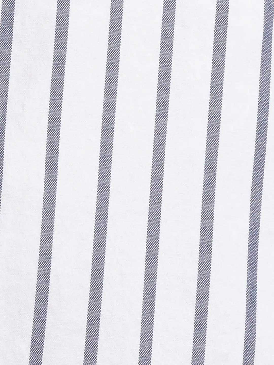 Men White Slim Fit Checks Cotton Full Sleeve Shirts