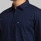 Men Blue Slim Fit Print Cotton Full Sleeve Shirts