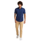 Men Blue Slim Fit Stripe Cotton Half Sleeve Shirts