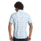 Men Blue Slim Fit Print Cotton Half Sleeve Shirts