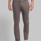 Men Grey Low Rise Tapered Fit Print Cotton Blend Trouser